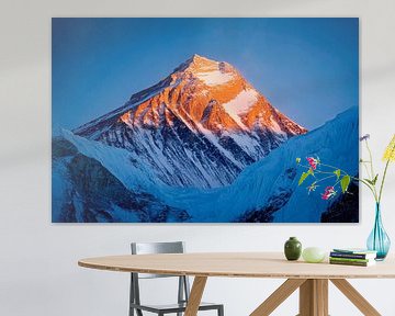 Ochtendzon boven de Himalaya van Poster Art Shop