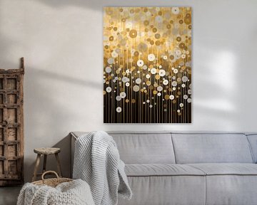 Gouden weide bij Klimt van Frank Daske | Foto & Design