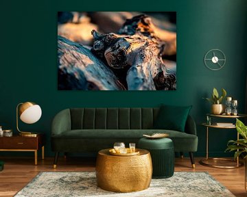 Close-up of weathered wood by Poster Art Shop