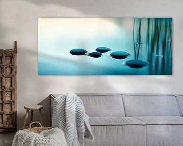 Water features with stones - Minimalist by Poster Art Shop