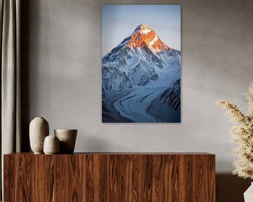 Zugspitze in het ochtendlicht - Berglandschap van Poster Art Shop