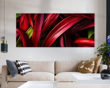 Colourful plant leaves - close-up by Poster Art Shop
