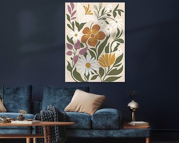 Vintage Flowers van Gypsy Galleria