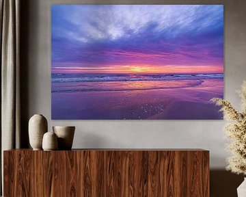 Colourful sunset, Noordwijk by Yanuschka | Fotografie Noordwijk