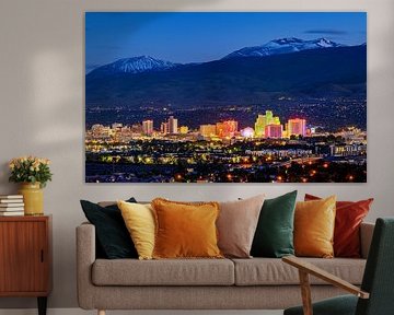 Abend in Reno, Nevada, US