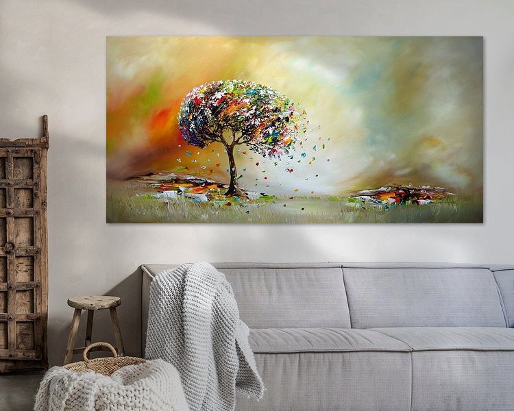 Example of the artwork in a room