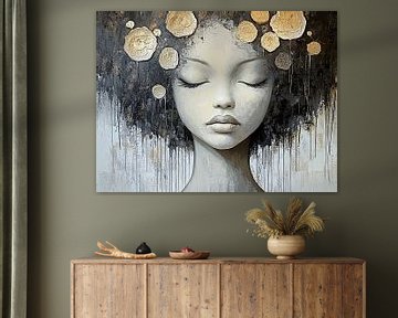 Gouden Portret van De Mooiste Kunst