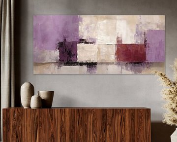 Depths of Mauve Tranquility van ARTEO Schilderijen