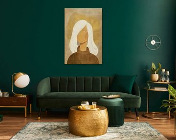 Modern minimalistisch portret van ARTEO Schilderijen