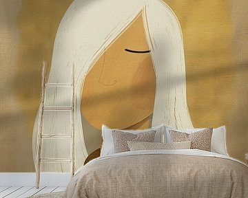 Modern minimalist portrait