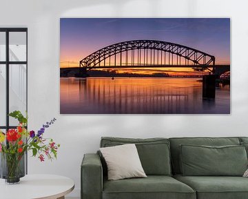Zwolle IJssel-Brücke bei Sonnenaufgang von Dennie Jolink