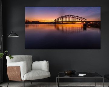 Zwolle IJssel-Brücke bei Sonnenaufgang von Dennie Jolink