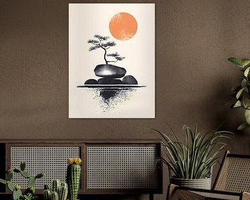 Zen-tuin i van haroulita