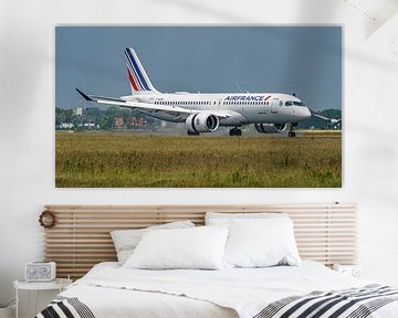 Gelande Air France Airbus A220-300. van Jaap van den Berg