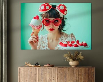 IJs en taart met stijl van Poster Art Shop