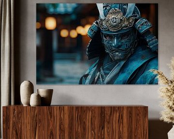Knight in noble samurai armour - Dramatic by Poster Art Shop