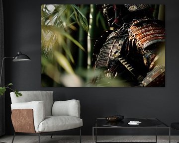 Samurai in the bamboo forest - Traditional by Poster Art Shop
