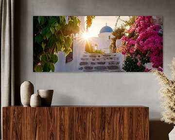 Sunrise in Santorini - Picturesque by Poster Art Shop