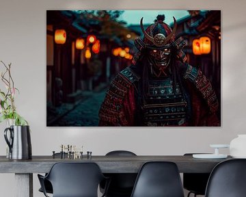 Samurai in traditional armour by Poster Art Shop
