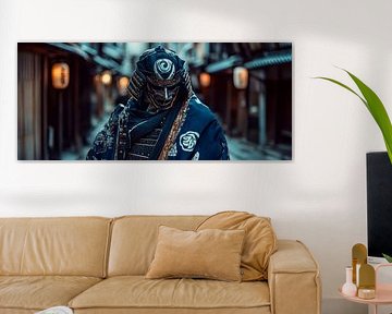 Samurai in traditional armour - Dramatic by Poster Art Shop