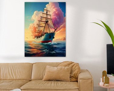 Example of the artwork in a room