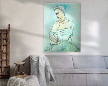ballerine sur Yke de Vos