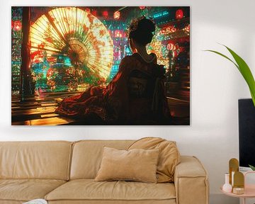 digital modern japanese art by Egon Zitter