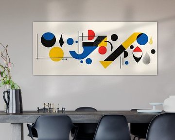 Abstract colour composition - Geometric by Poster Art Shop