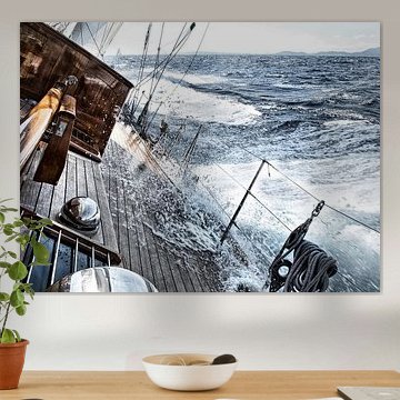 Sailing with strong wind by Anouschka Hendriks