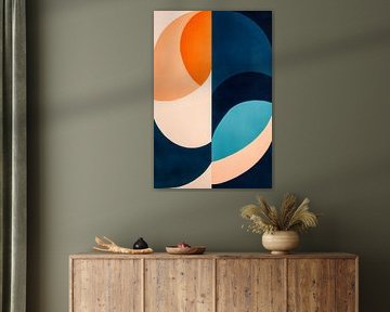Abstracte kleurenharmonieën - Modern ontwerp van Poster Art Shop