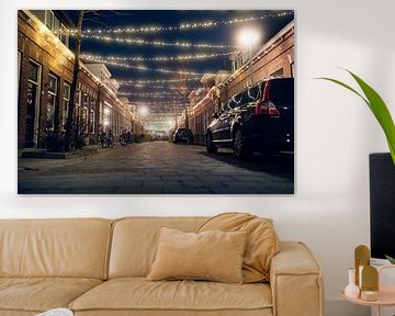 Partybeleuchtung Nieuwe Blekerstraat, Groningen von Harmen van der Vaart