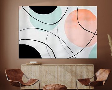 Abstract composition with colour circles by Poster Art Shop