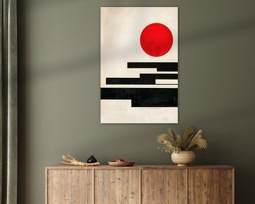 Abstract composition with sun by Poster Art Shop