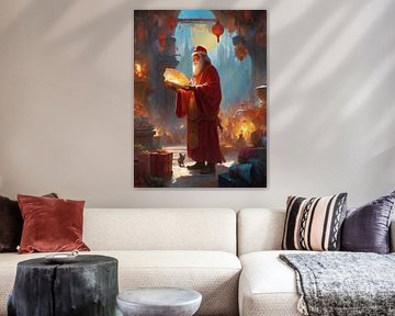 costum du vieux père noël
