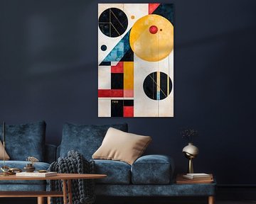 Abstract geometric composition 1919 by Poster Art Shop