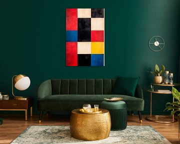 Kleurrijk geometrisch patroon - Modern van Poster Art Shop