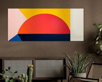 Geometrische Farbkomposition – Modern von Poster Art Shop