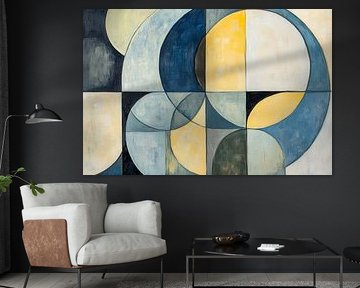 Geometrisches Muster in sanften Tönen von Poster Art Shop