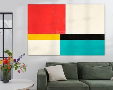Abstrakte Farbkomposition – Minimalistisch von Poster Art Shop