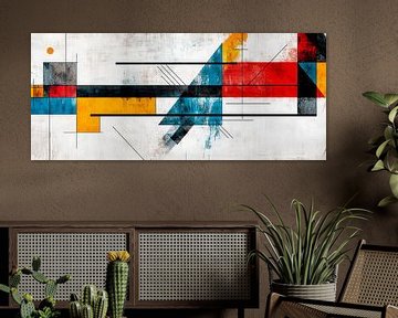 Abstracte geometrische compositie van Poster Art Shop