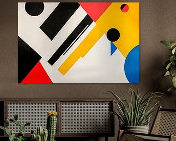 Abstract geometric composition by Poster Art Shop