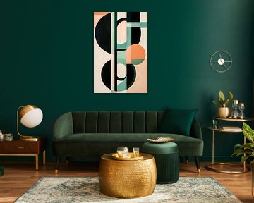 Abstract geometric composition by Poster Art Shop