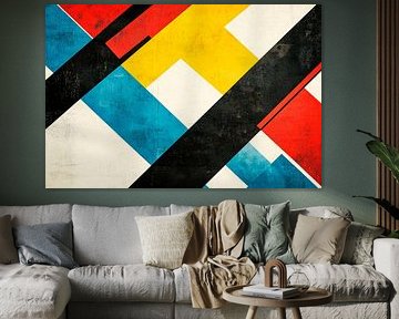 Composition géométrique abstraite sur Poster Art Shop