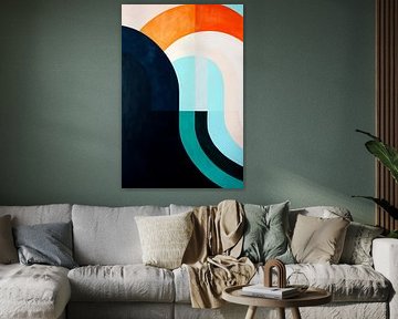 Abstract colour composition - Geometric by Poster Art Shop