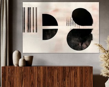 Composition géométrique abstraite sur Poster Art Shop