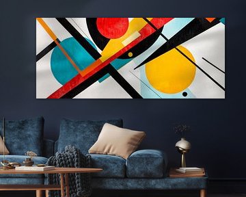 Abstract geometric composition by Poster Art Shop