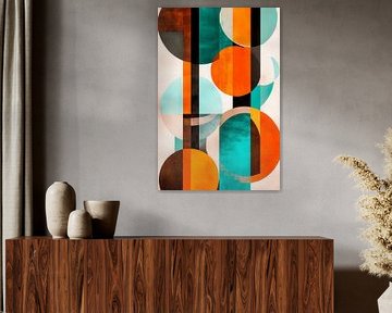 Abstract geometric composition by Poster Art Shop