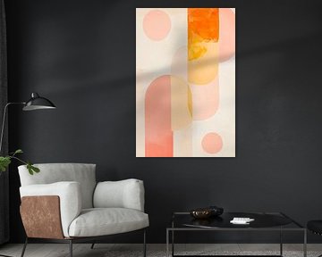 Abstracte geometrische compositie van Poster Art Shop