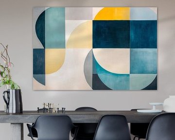 Abstrakte geometrische Komposition von Poster Art Shop