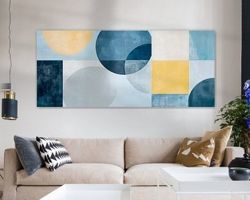 Abstract geometric composition by Poster Art Shop